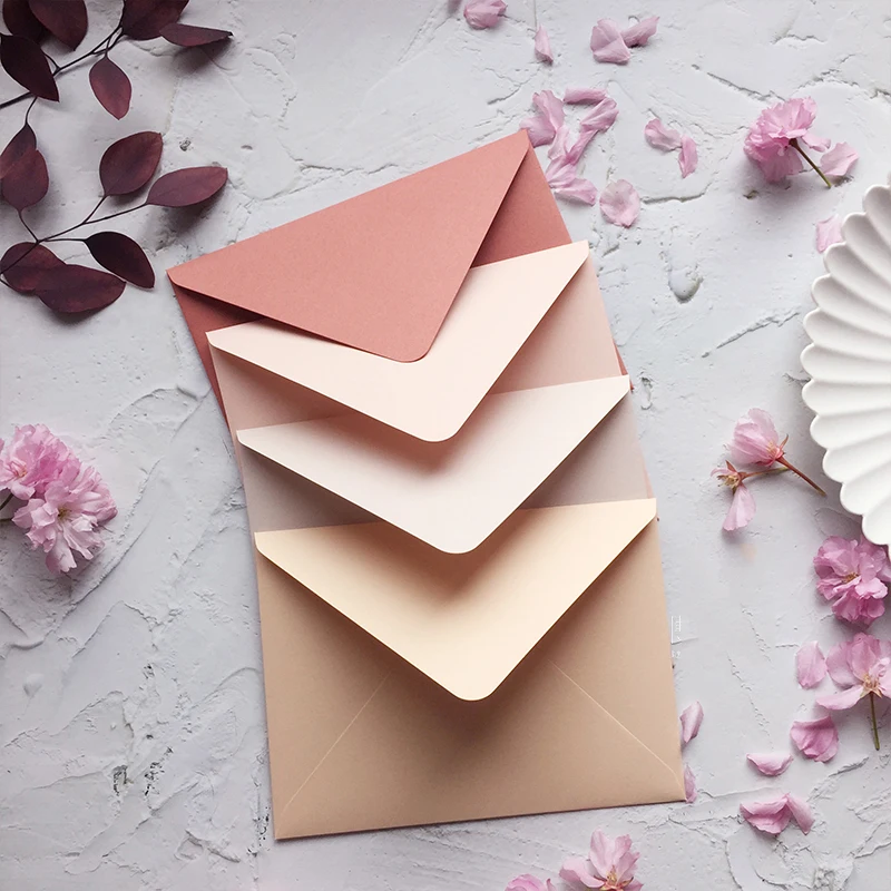 Hot Sell Luxury Envelopes Envelope Paper Packaging Gauze Paper Wedding Invitation Envelopes with logo