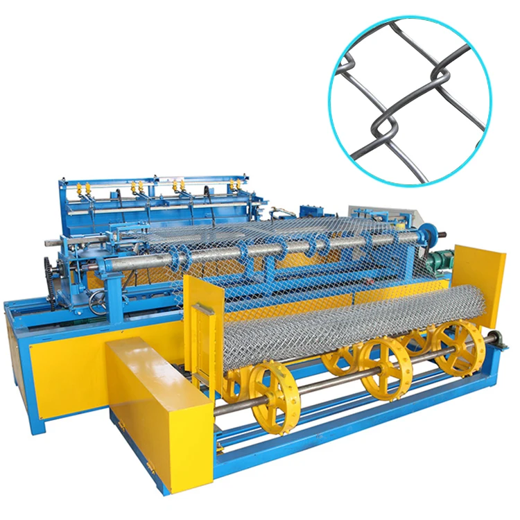Automatic  stainless steel wire mesh chain link fence making machine