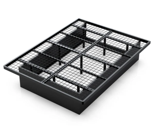 Modern Nordic Design Platform Bed Frame King Queen Size Hotel Iron Metal Bed Frame