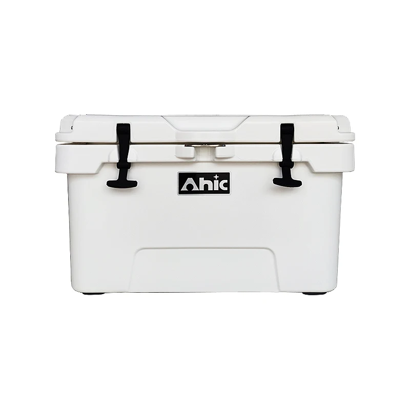35QT Customizable Portable Durable Wine & Food Insulated PE Cooler Hard Ice Chest Beach Party Use  Custom Letter Logo Print