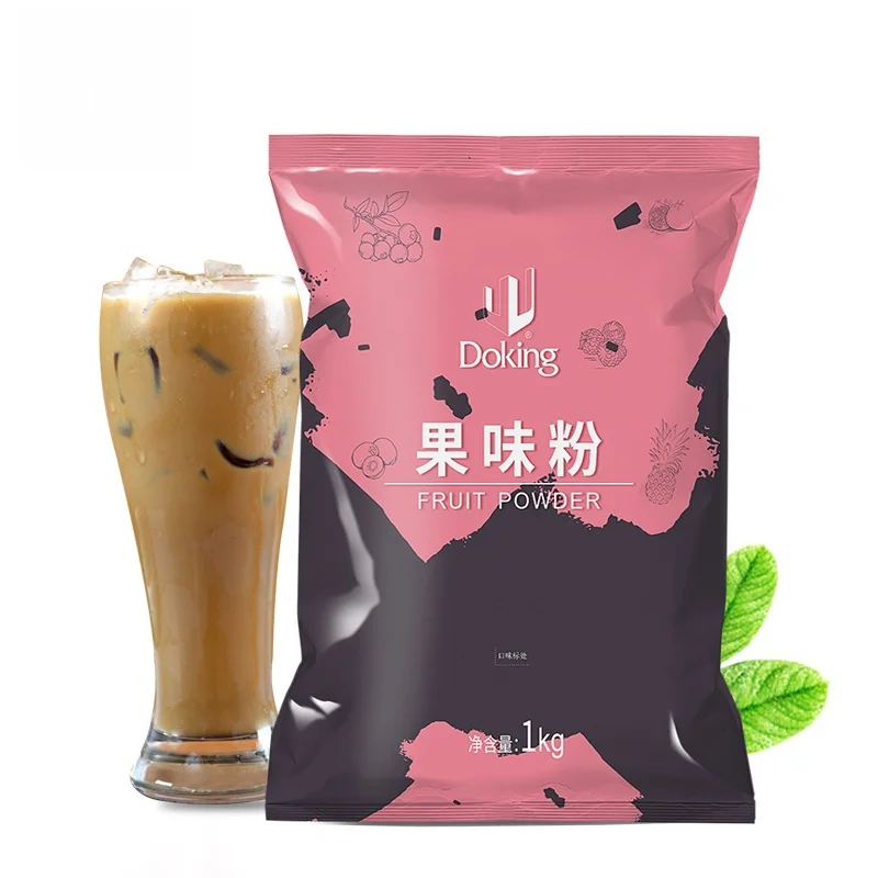 Doking Coffee Flavor Milk Tea Powder 1kg Flavored Bubble Tea Powder  for Drink Shop