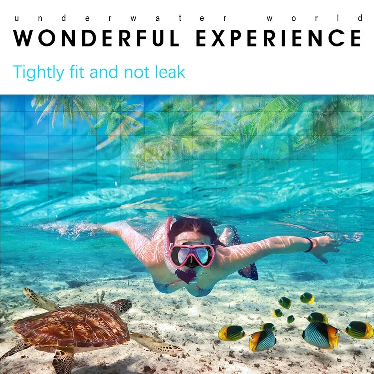 Низкий внутренний объем ударопрочное обзорное стекло бесплатная маска для дайвинга с гибким и легко Регулируемая пряжка