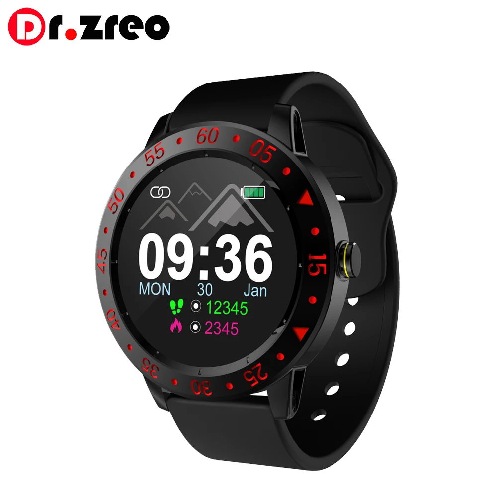 SDW01 Smart Watch Men Sports Activity Tracker Dynamic Heart Rate Blood Pressure Spo2 Monitor Pedometer Smartwatch Dafit App