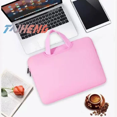 Hot Sell Multicolor Delicate Anti-Theft Polyester Travel leather Laptop Bag With Handle briefcase