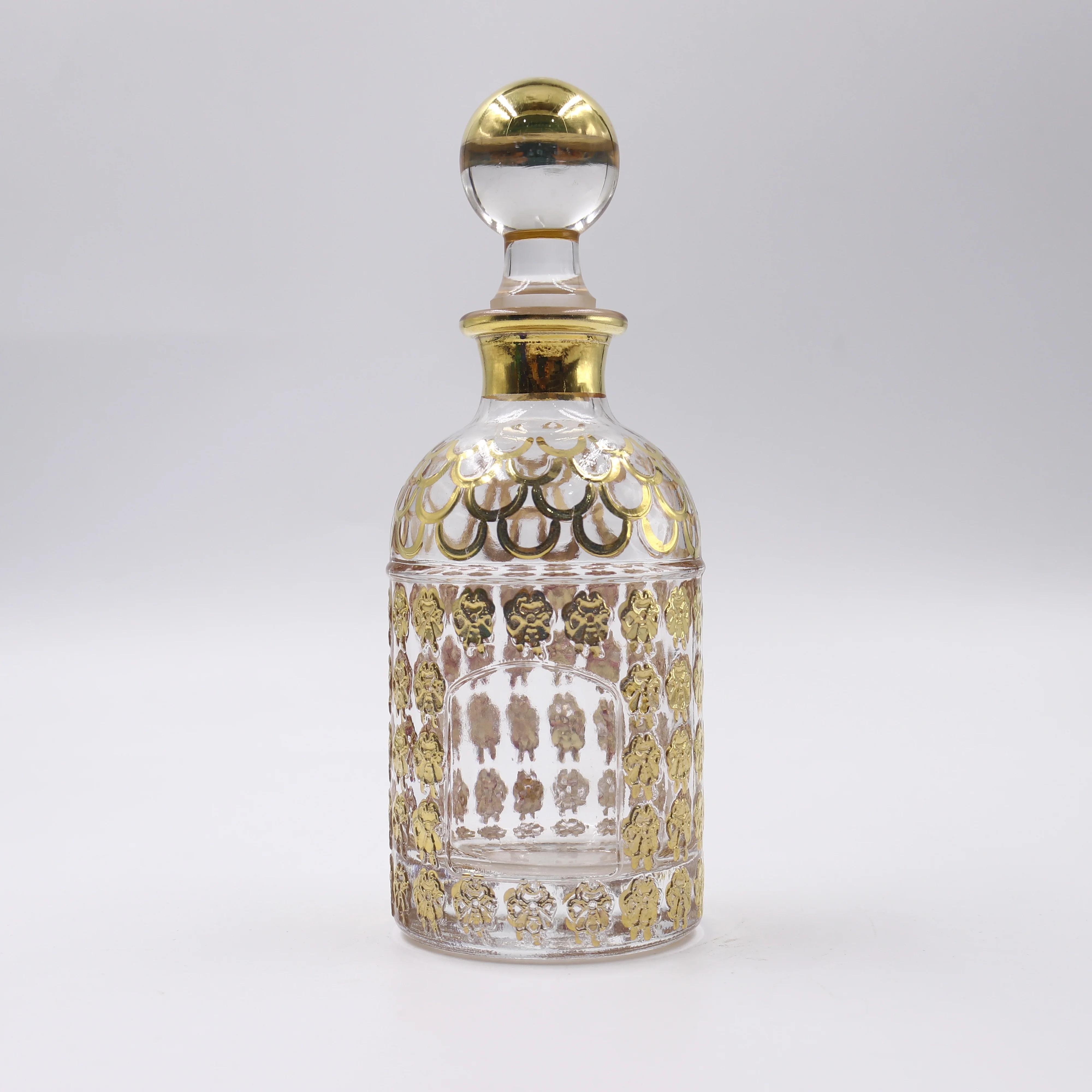 150ML Hot Sale Real Gold Hand Painting Glass Bottle Decanter
