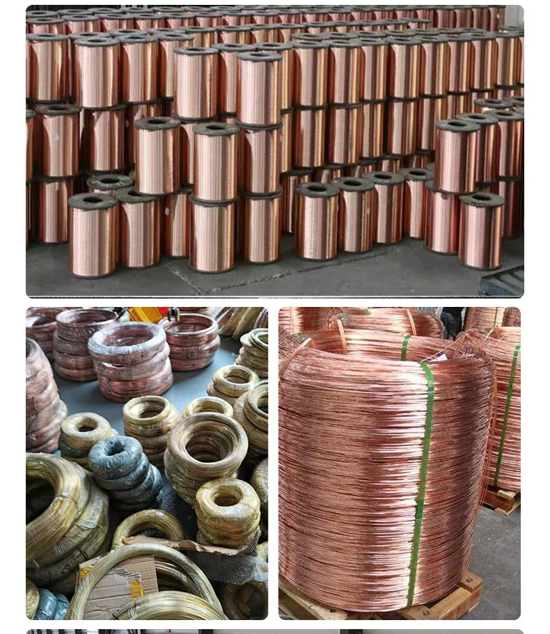 Many production lines 1.5mm 2.5mm 6mm 10mm insulated copper electrical wires 99.99% scrap copper wire