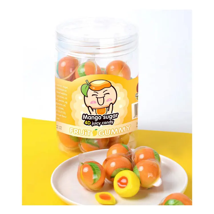 3D  FRIED EGG SHAPED GUMMY JELLY BURST EXPLODING CANDY 9G*30PIECES*20JARS/CTN