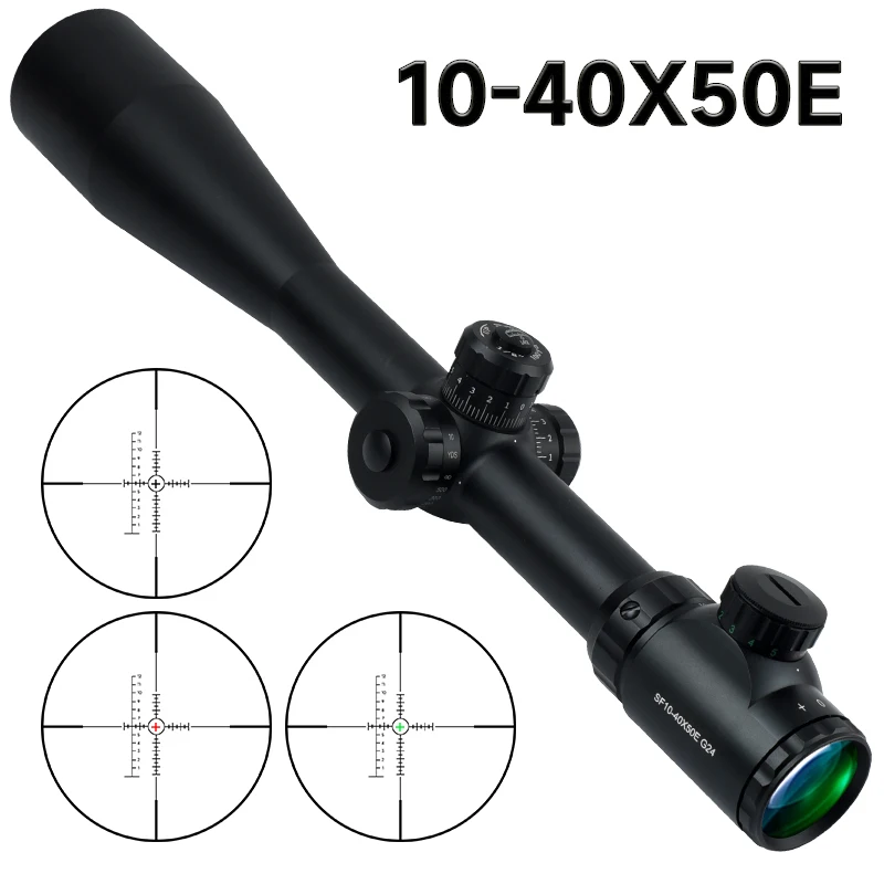 SYQT 10-40x50 Scope Side Focus 30mm Long Range .308 .338 Cal Illuminated Hunting High quality IR reticle