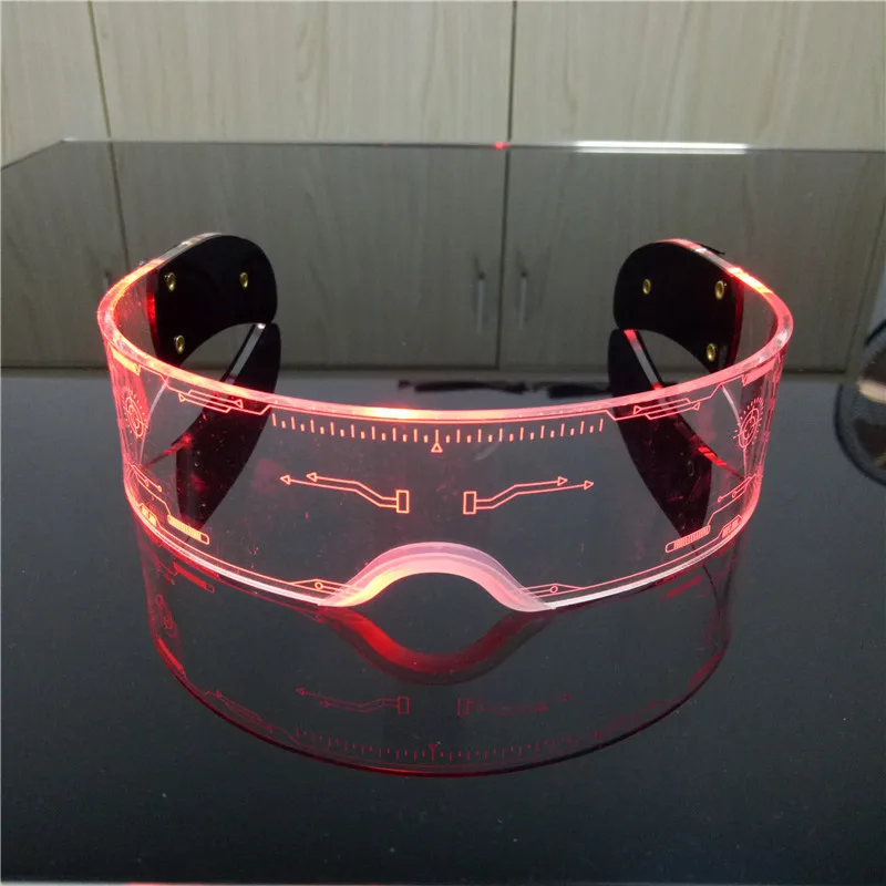 LED Luminous Colorful Technology Glasses Music Festival Christmas LED Glasses for Parties