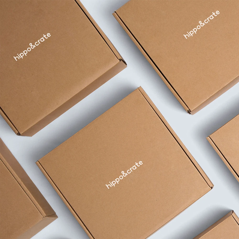 eco-friendly kraft paper custom logo personal care skin care packaging box corrugated express mailer shipping boxes