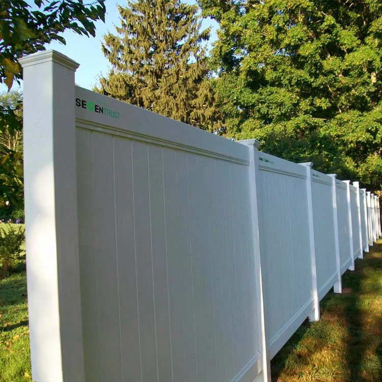 Interlocking PVC fence promotional vinyl material handrail composite plastic railing for yard Stair handrail