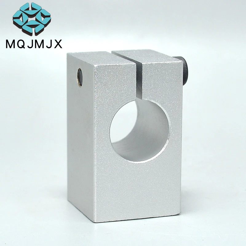 Aluminum Alloy Shaft Fixing Bracket Pillar Fixing Clamp with Threaded Parallel Guide Shaft Support Pipe Clamp Bearing Housing