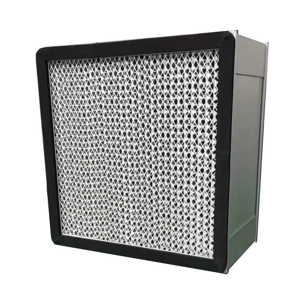 Chinese supplier Deep Pleated Hepa Filter H13 H14 high efficiency ULPA filter For electronic industry/ Hospital