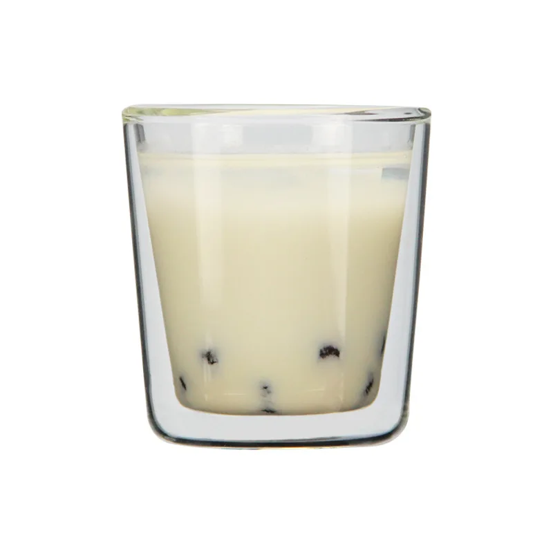 OEM Wholesale High Quality 80ml 130ml 450ml Tall Borosilicate Double Wall Layer Glass Cup for Coffee Tea