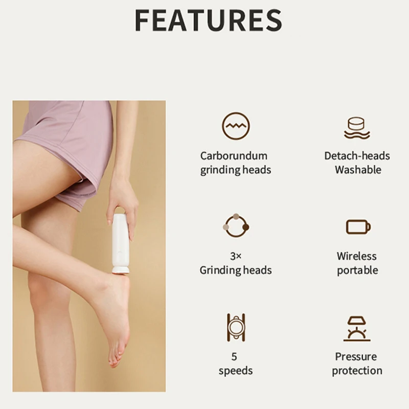 Electric Callus Remover Machine Feet Removes Calluses And Foot Grinder 3 in 1 Electric Pedicure Foot Callus Gel Remover