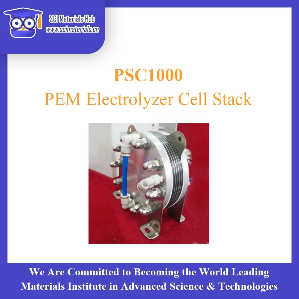 PEM Electrolyzer Cell Stack / H2 Production 60ml/min - 2L/min / H2 Purity 99.999% /Lab usage