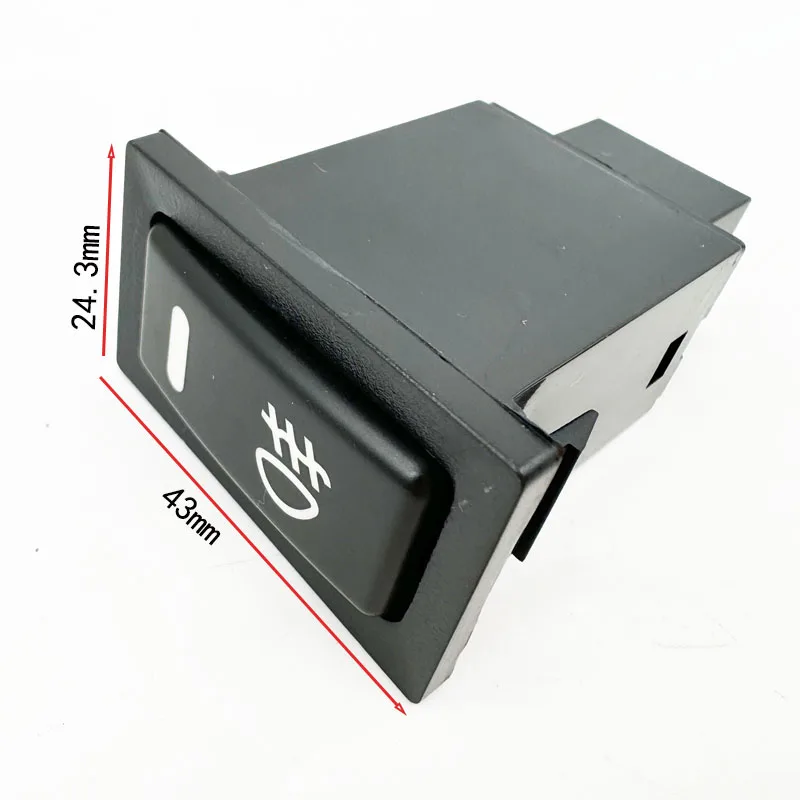 Car Fog Light Button control Switches For Toyota Corolla Vios LED Push Switch with Connector Wire Kit- Laser Fog lamp on off