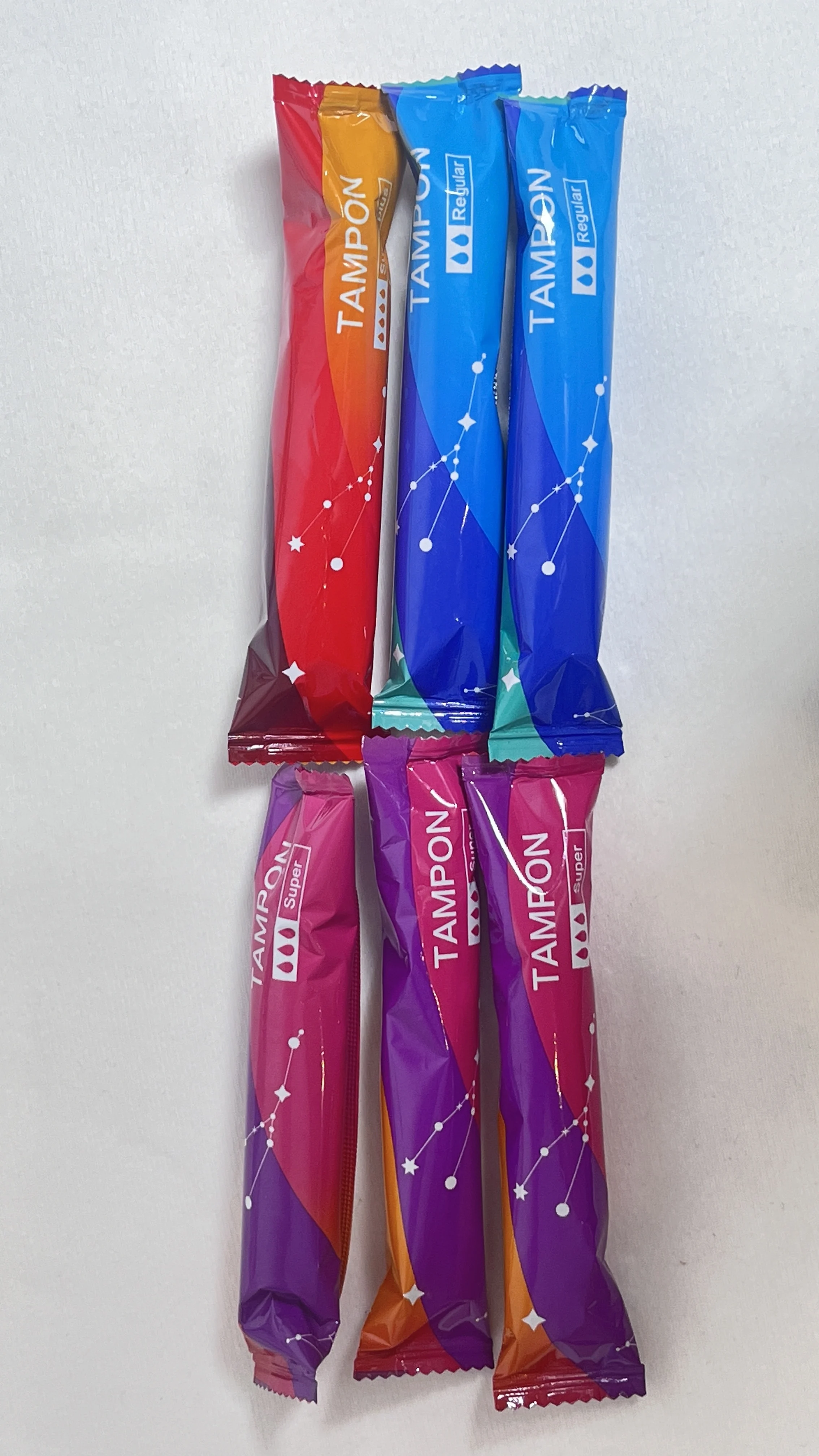 Disposable Nature 100% Cotton Super Flow Women Sanitary Tampon With Private Label