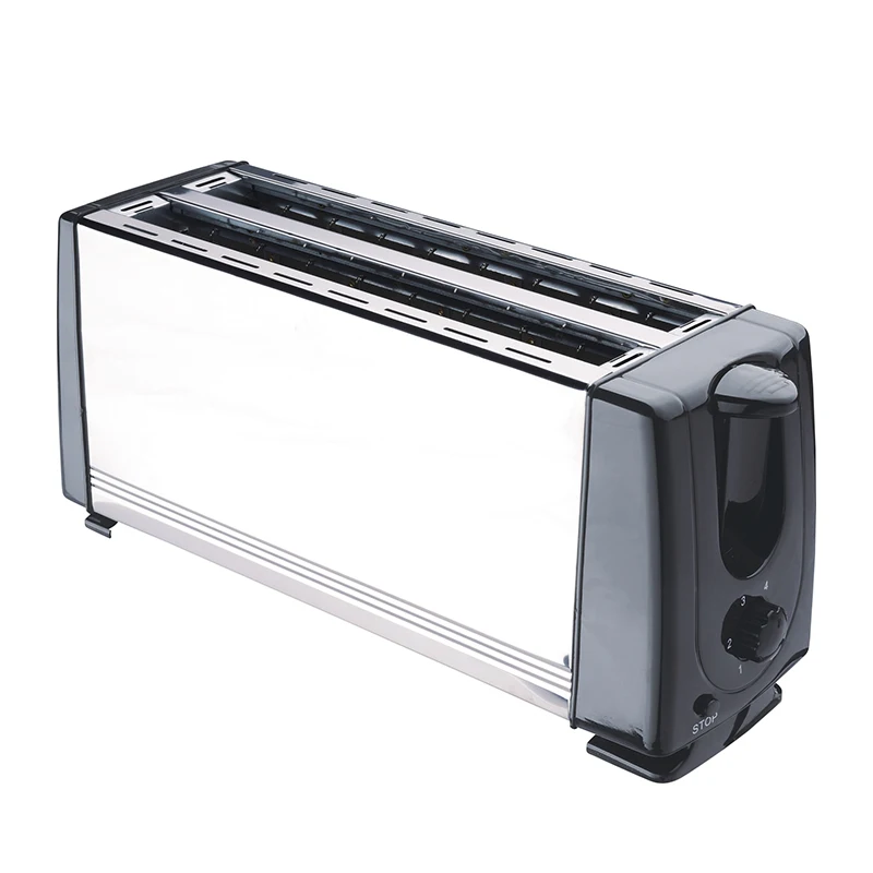 Оптовая продажа бытовая портативная машина для хлеба из нержавеющей стали автоматическая приготовления тостера 4 частей сэндвич-машина