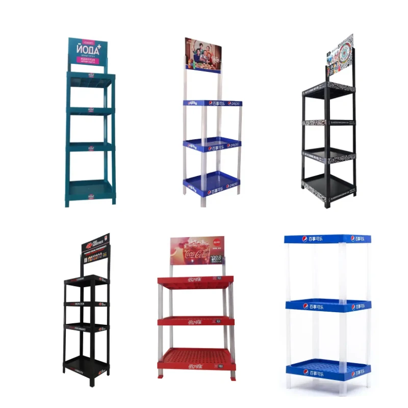 Пластиковая полка для бутылок с водой