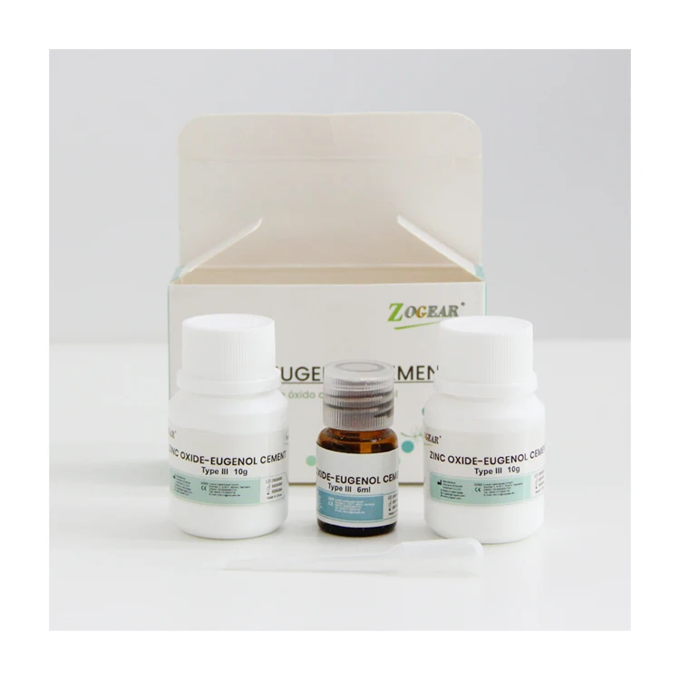 Zogear TM024 Dental Material Zinc Oxide Eugenol Cement,20g powder+6ml liquid