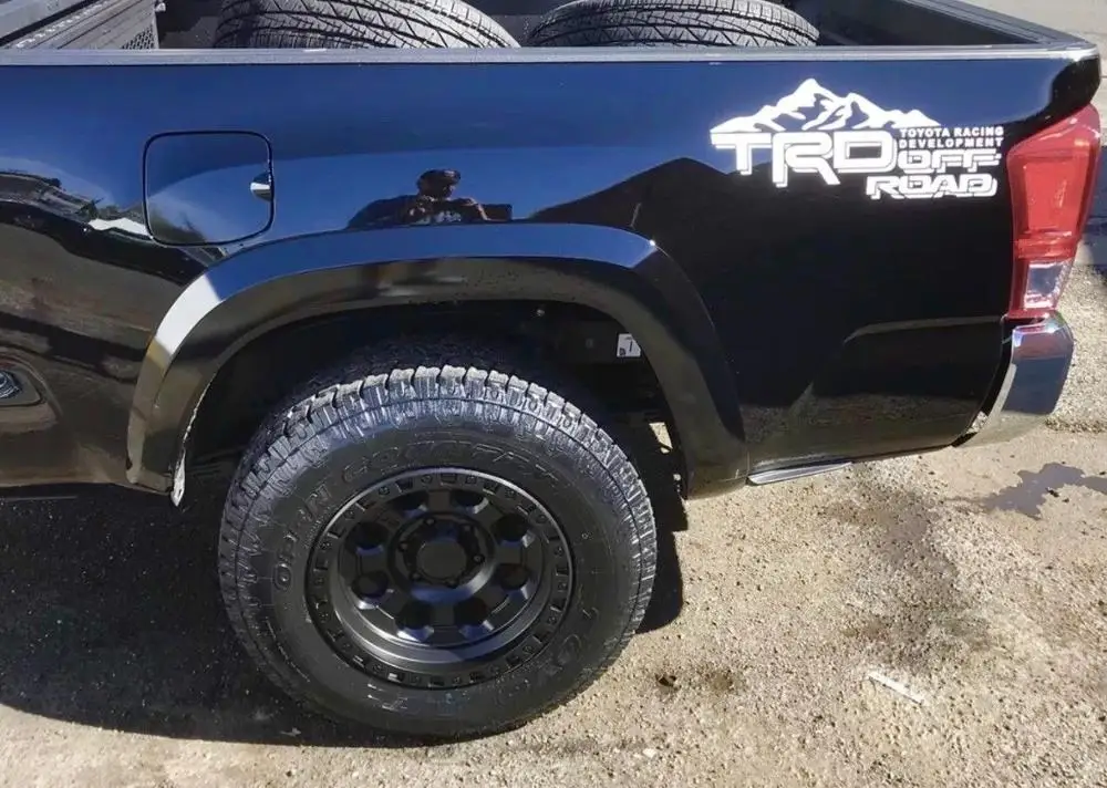 2 шт./пара TRD TYT Tacoma Tundra Виниловая наклейка для внедорожника 4x4 Заводская на