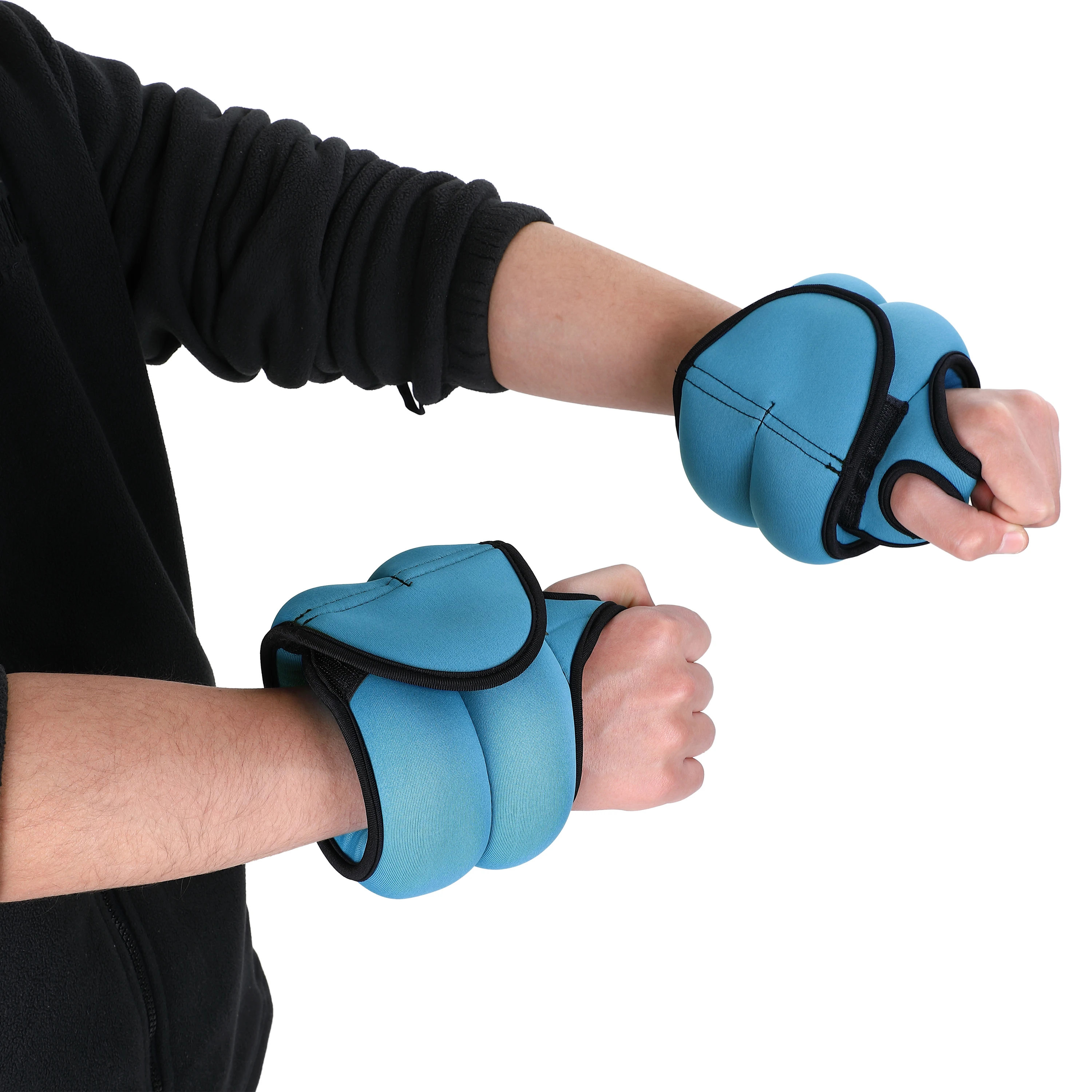 2pk 1kg neoprene Wrist Wraps Weight Lifting Belt Durable Wrist Band Ankle And Wrist Weights