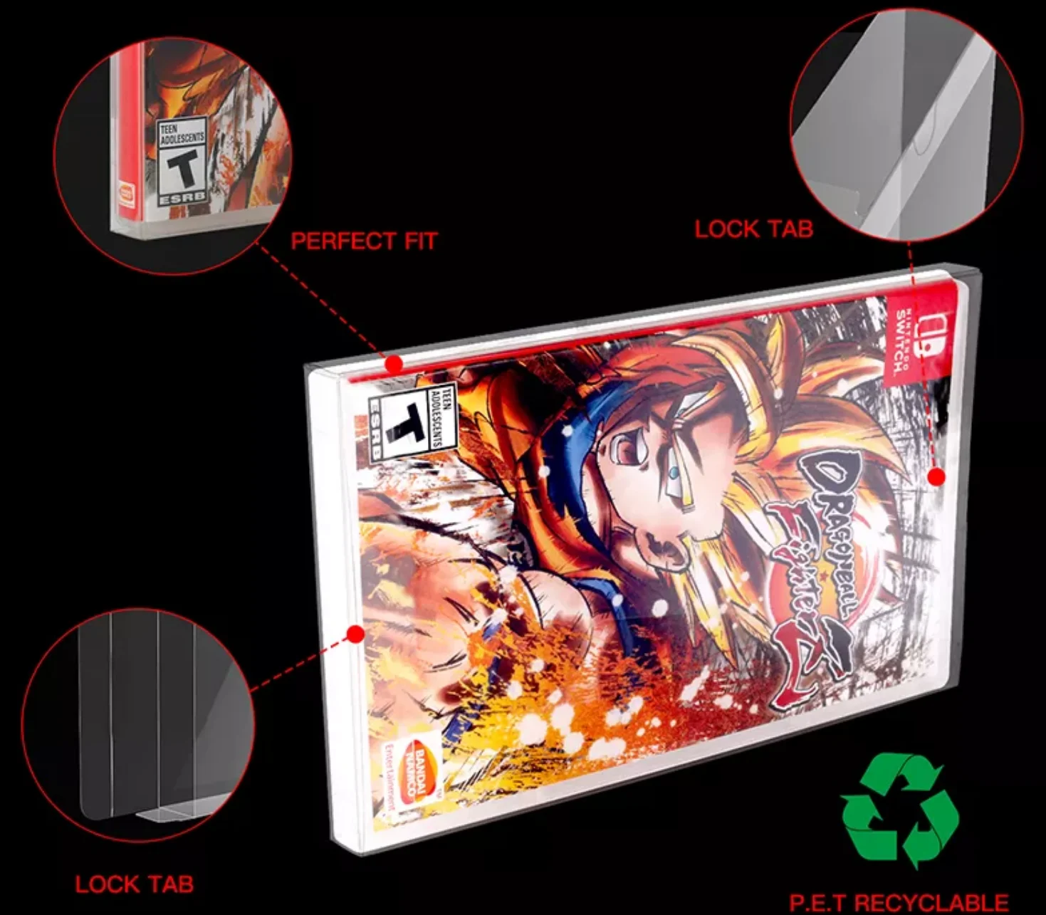 Game Card Cartridge Box Protective Storage Display Cover Case for Nintendo Switch Lite Switch OLED All Switch Games