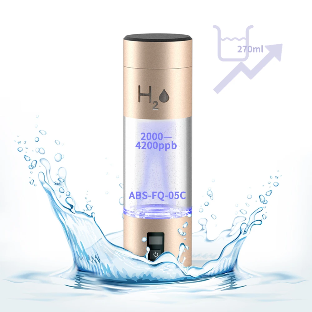 Generator Ionizer H2 Rich Cup Filter Glass Portable Hydrogen-Rich Alkaline Health USB Hydrogen Water Bottle