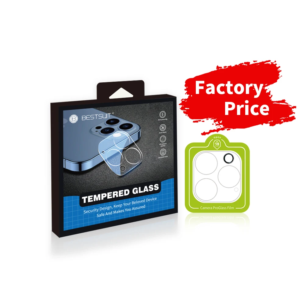 High Quality for iPhone 13 Pro max Rear Camera Lens 9H Anti Scratch Tempered Glass Film Back Screen Protector