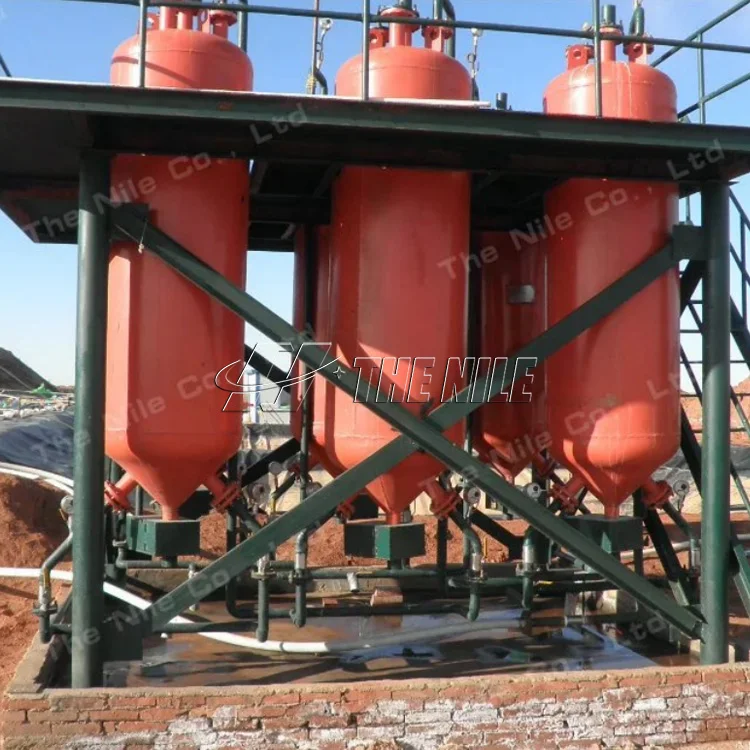 500-800t/d Capacity Gold Heap Leaching Mining Equipment Plant