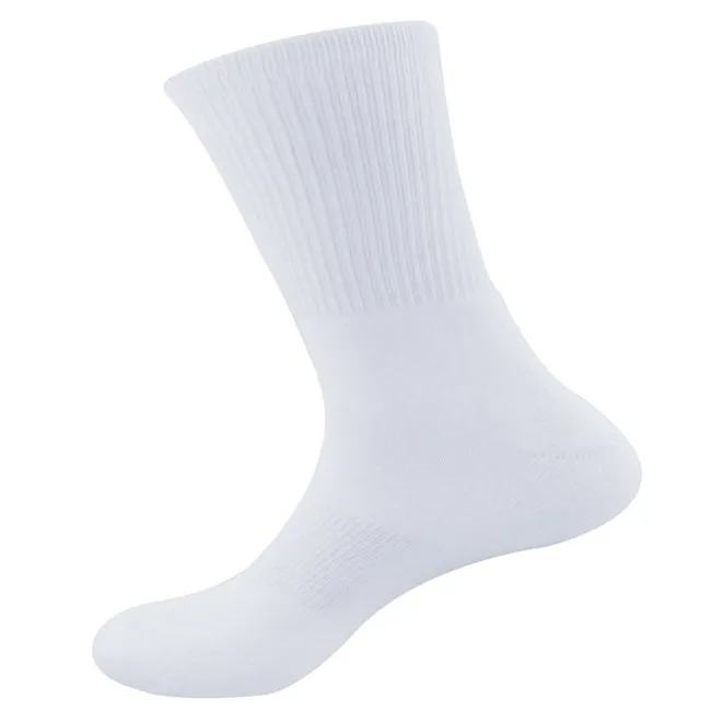 China Manufacturer Directory Wholesale Blank Crew Socks Sublimation, Custom Printed Crew Socks All White