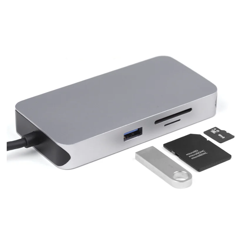 High Quality Control 9 In 1 Usb-c Hub Hub Usb-c 9 In 1 Usb C Hub 9-in-1