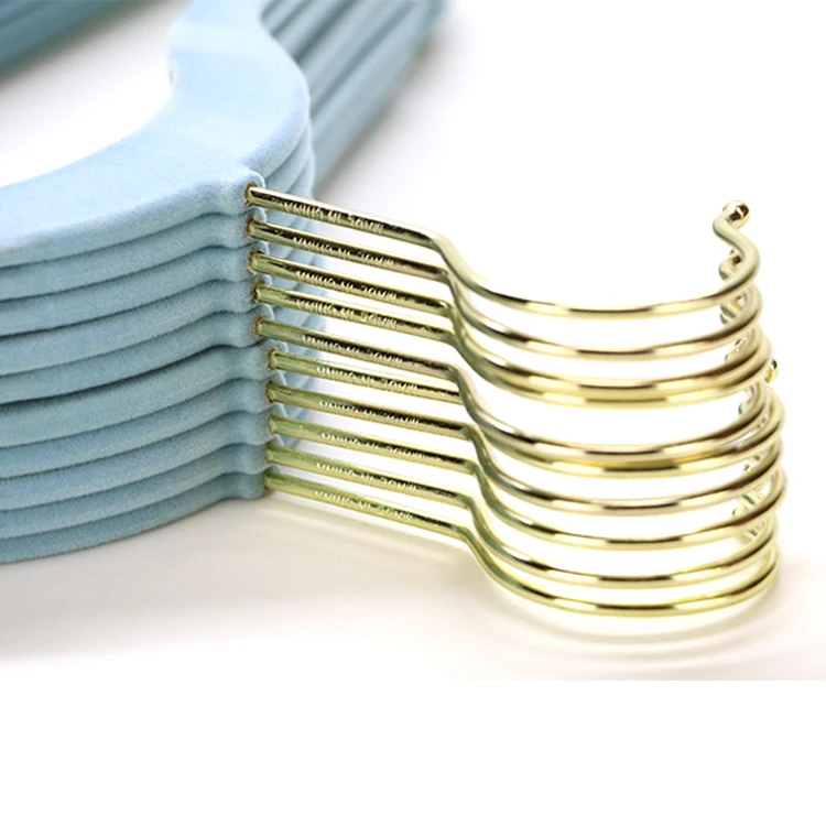 CHARISMA Velvet Hangers With 360 Swivel Gold Hook Non-Slip Coat Hangers Space Saving Sturdy Durable Modern Clothes Hangers