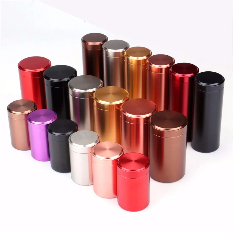 
In stock 5ml-250ml custom rose gold aluminum cosmetic jar 