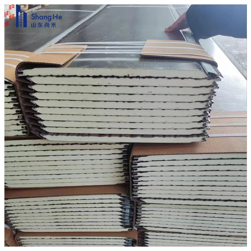SH Siding Composite Facade Light Weight Decoration Waterproof External Pu Sandwich Panel