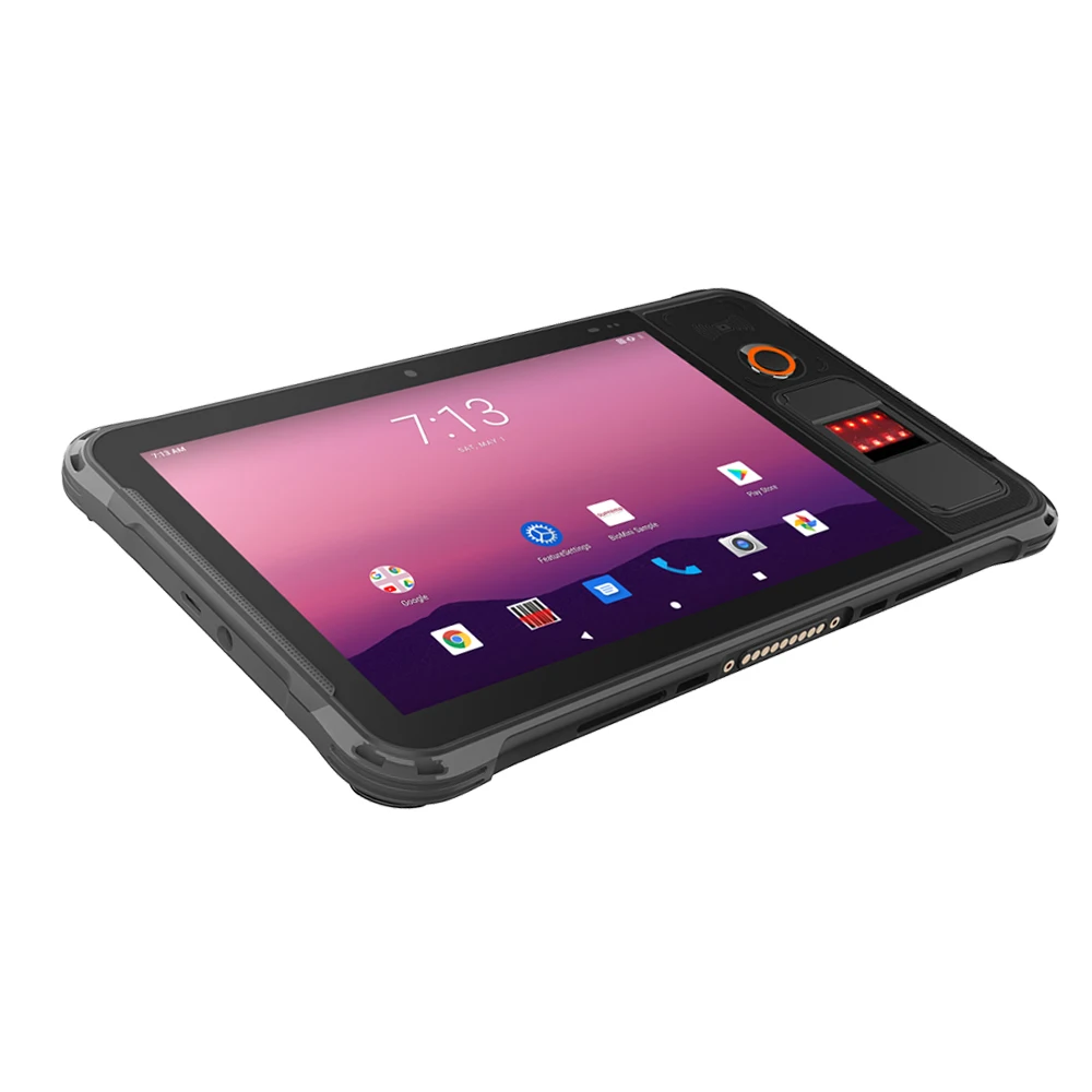 8-inch Handheld Android Biometric Fingerprint Data Capture Tablet with RFID Reader for Voter Registration
