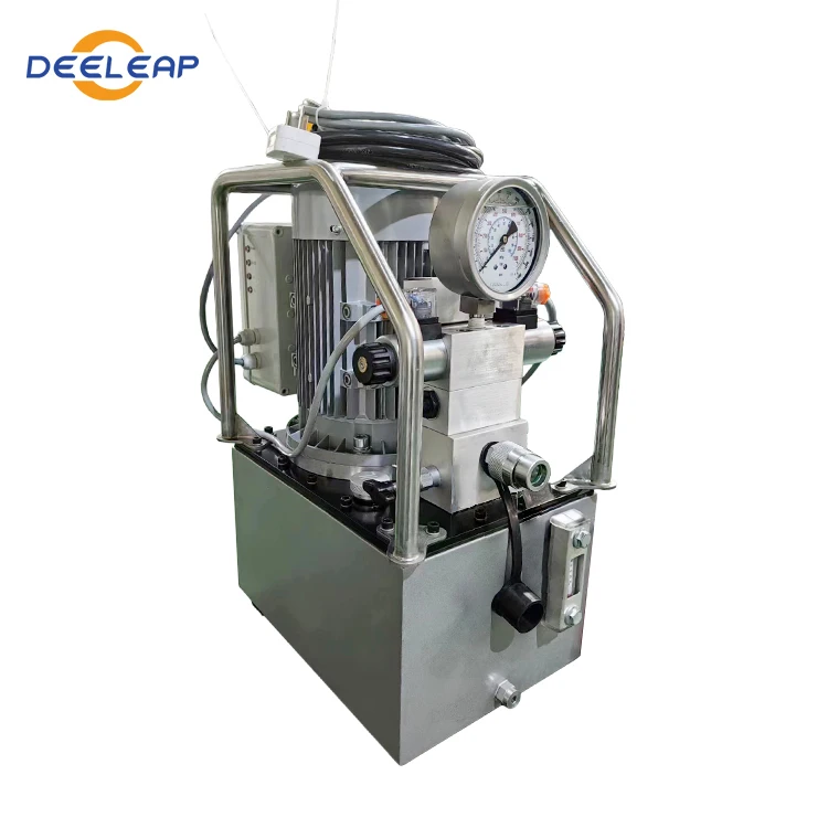 Deeleap 70MPa/700bar/10000psi  Electric Hydraulic  Pump driven power pack PES206ER-13L