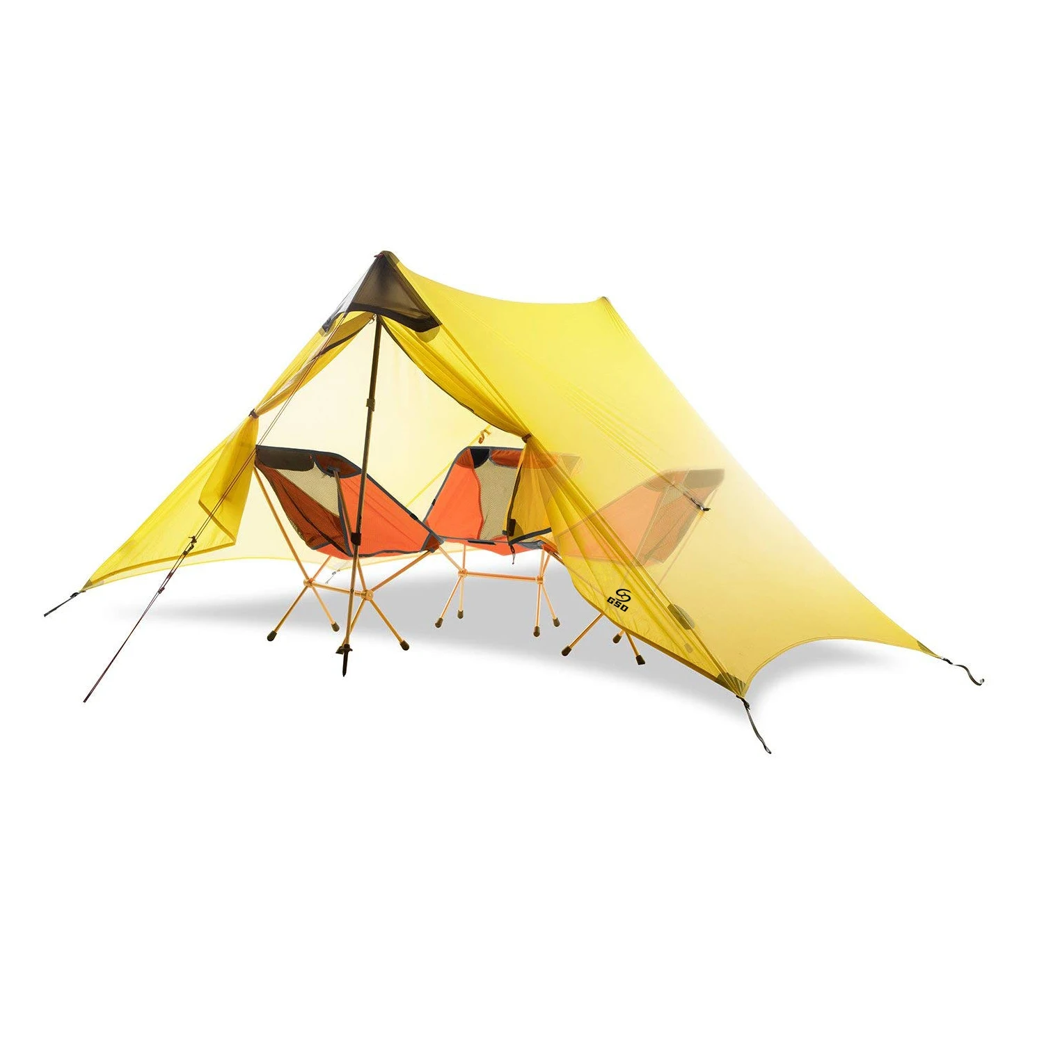 GodsWord Ultralight Hiking Backpacking Triangle Tent 2 Person Camping Lightweight Travel Nylon Tent with Silicon Coating