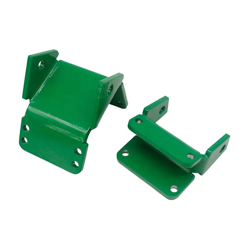 Custom CNC Machining Steel Bracket Black White Green Powder Coating Black Oxide Cnc Steel Bracket