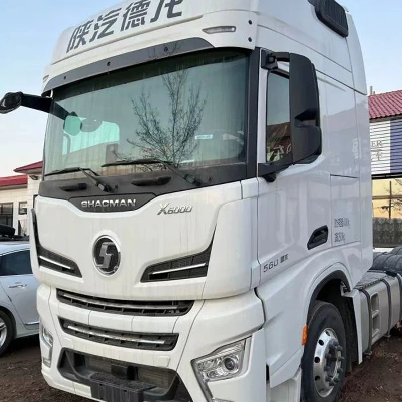 Shacman Новый X6000 6x4 CNG газовый тягач с прицепом 30тонный Howo для продажи 8x4 приводное колесо