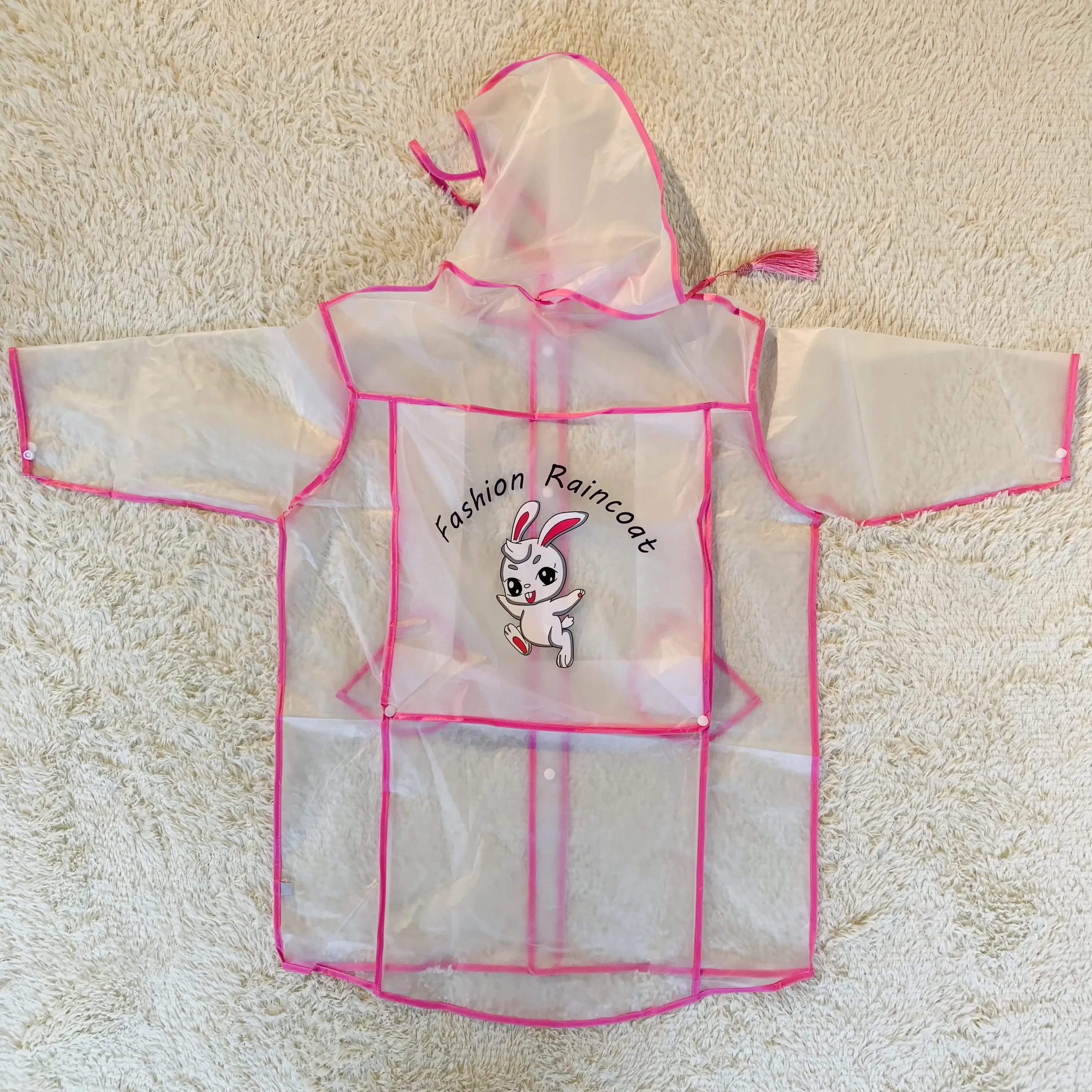 Экологически чистый пластиковый детский дождевик EVA с рюкзаком, дешевая цена, дождевик