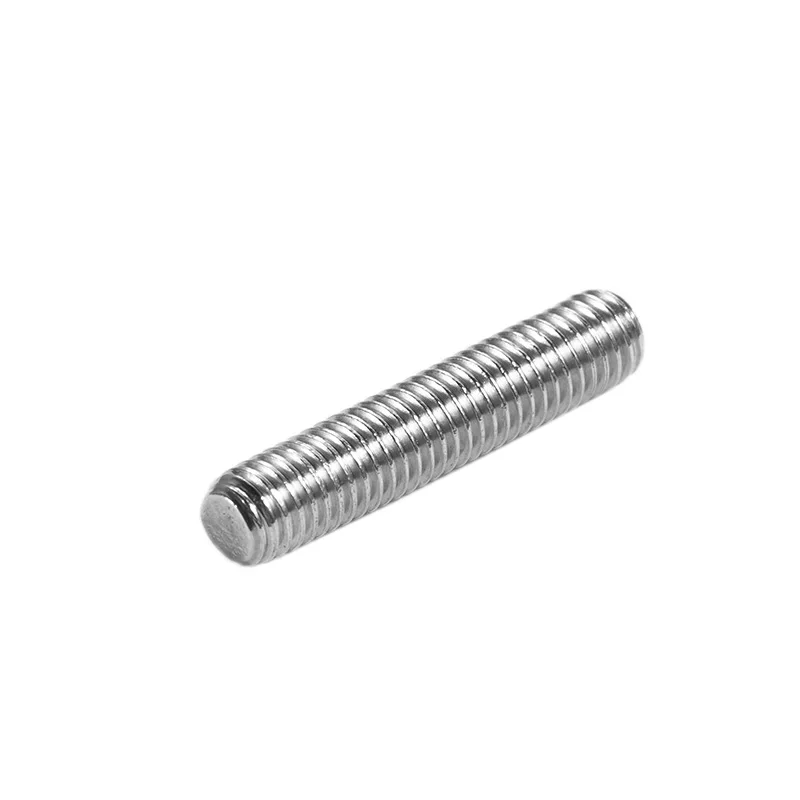 small screws manufacture production DIN916 304/316 material stainless steel hexagon set screw bolt  production  line
