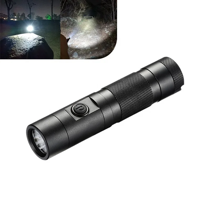 Custom Lanterna Linternas Flood LED 1100 Lumen Pocket Magnet Usb Rechargeable El Feneri Camping Flashlights Torches Flash Light