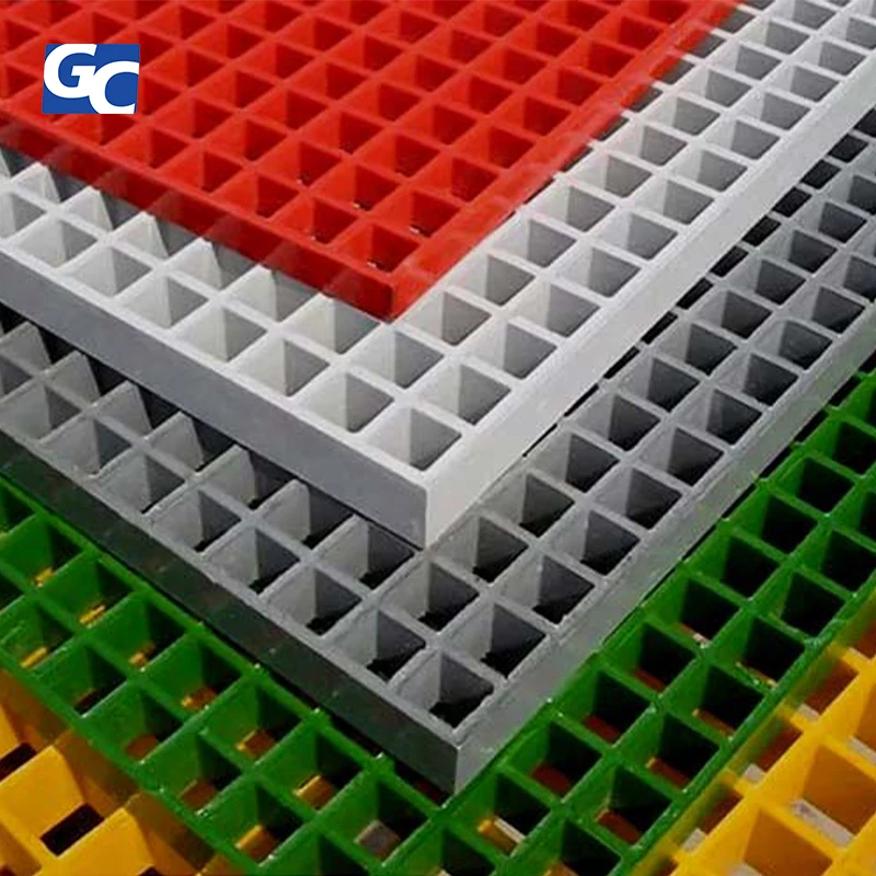 GRECHO Plastic Molded Frp Car Wash Grating Sheet Fiberglass Mesh Grate