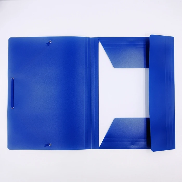 Office School Plastic Letter Size A4 Elastic Cord Closure File Folder Organizer