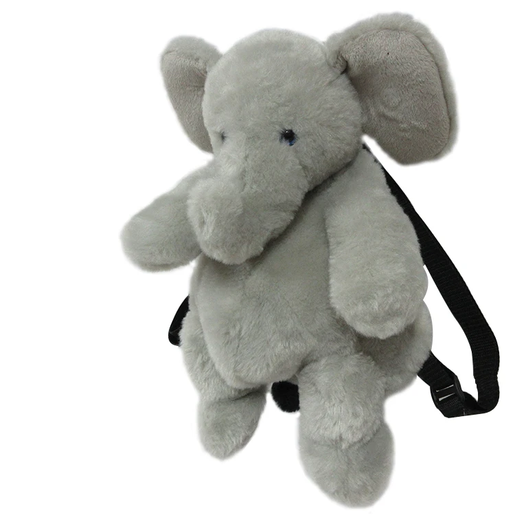 Плюшевый рюкзак в виде животного, плюшевая игрушка, слон, мягкая игрушка, рюкзак, игрушка в виде слона