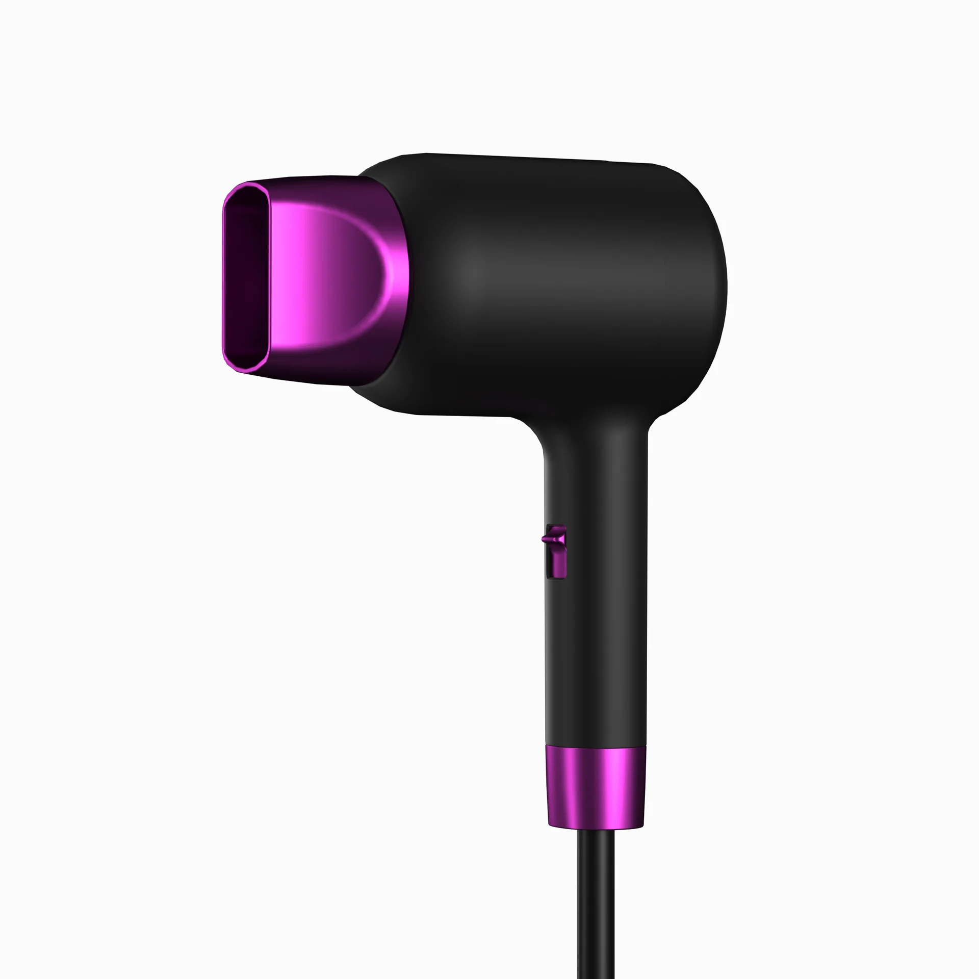 Portable Plastic Blue Light Negative Ion Household Appliances Hair Blow Dryer Electric Wireless Smart Hair Dryer