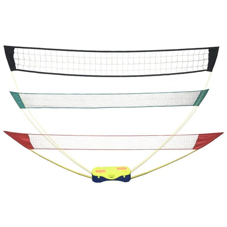 Factory Best Selling Model Easy and Quick Installation Portable Boxed Badminton Tennis and Volleyball Net Three-in-One Net Rack