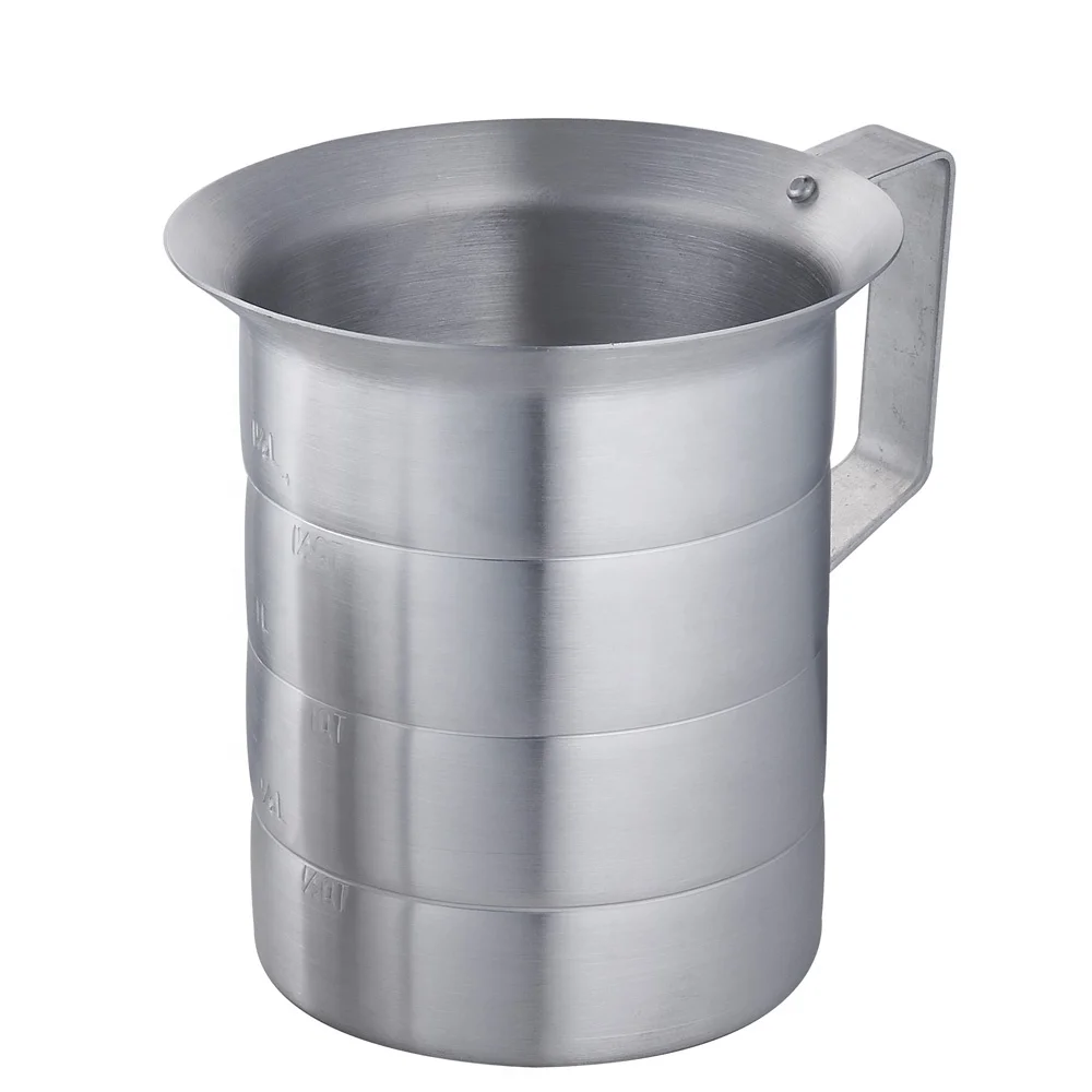 Aluminum Jug  Measuring Pitchers Espresso Coffee  Milk Pitcher With scale